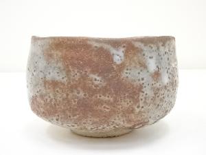 志野 筒碗 筒茶碗 茶道具 古道具 アンティーク Yahoo!オークション - 志野焼 水野古麦 作 絵志野 茶碗 茶道具 共箱